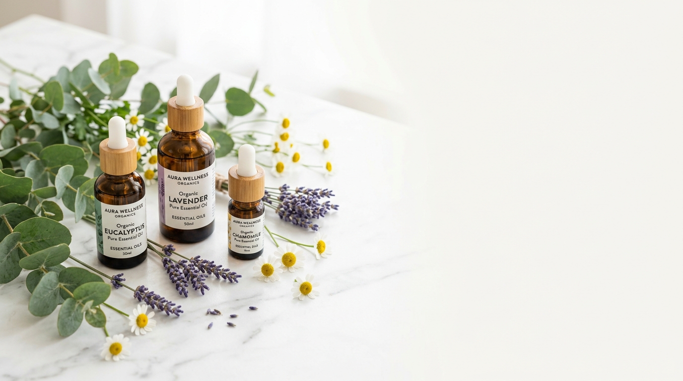 Holistic herbal wellness sanctuary background